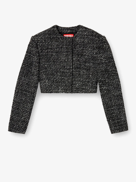 G-Crop-G tweed blazer