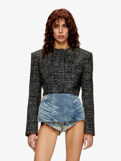 G-Crop-G tweed blazer thumbnail