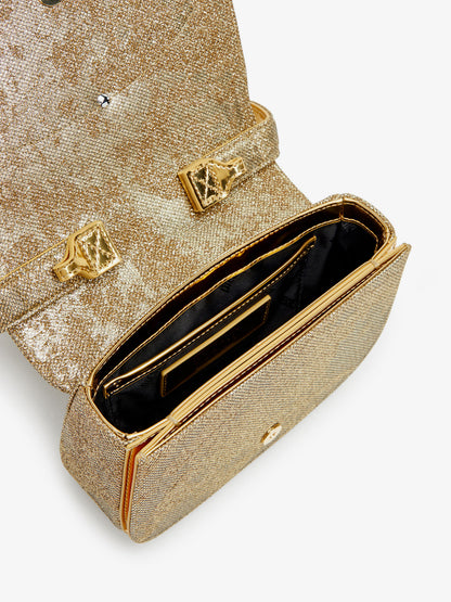 1DR glitter fabric shoulder bag thumbnail