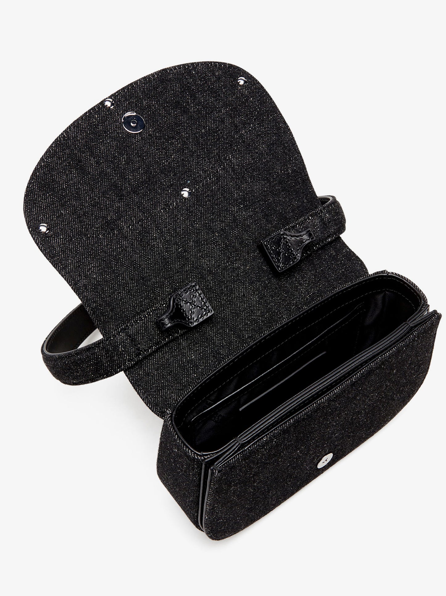 1DR denim shoulder bag