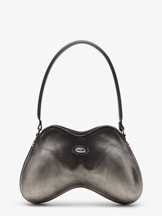 Double-D shoulder PU shoulder bag