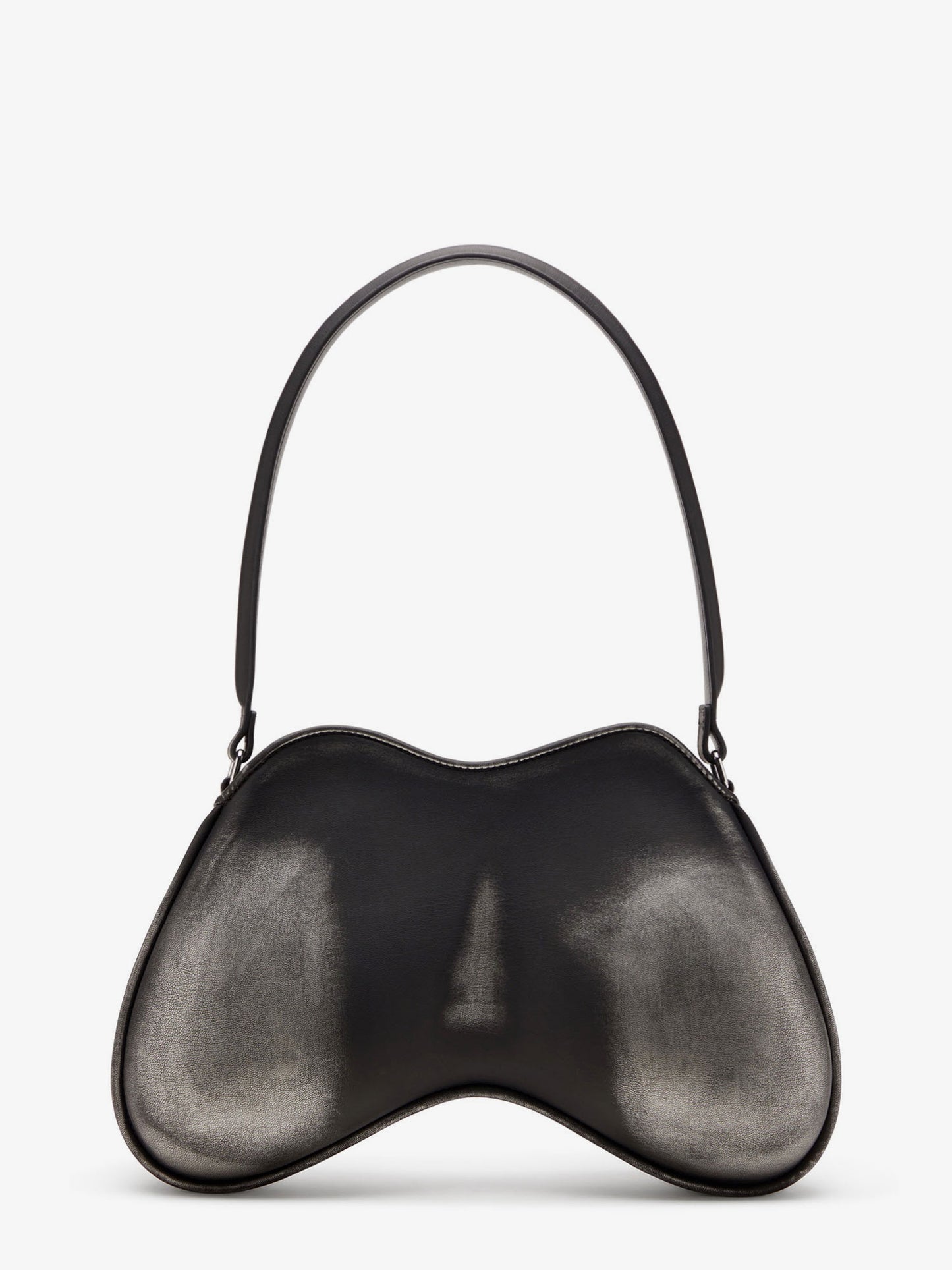 Double-D shoulder PU shoulder bag