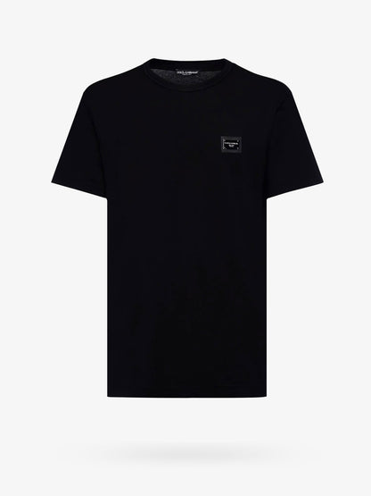 Cotton T-shirt with logo patch thumbnail
