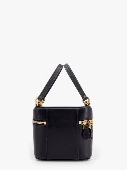 Borsa a mano sicily in pelle iconica targhetta logo thumbnail