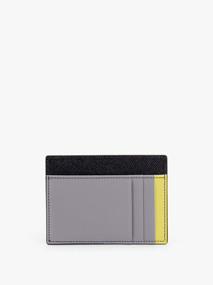 Saffiano leather card holder with animalier insert thumbnail