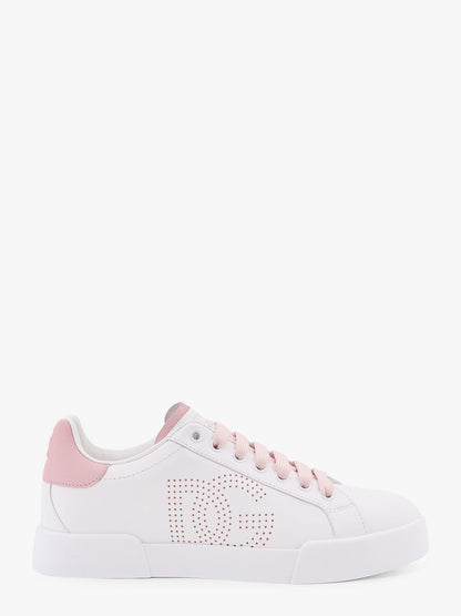 Portofino low-top leather sneakers with lateral monogram thumbnail