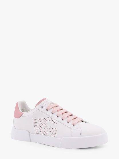 Portofino low-top leather sneakers with lateral monogram thumbnail