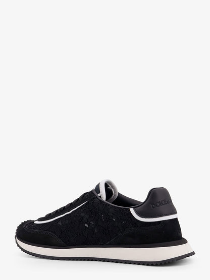 Low-top lace sneakers with suede inserts thumbnail