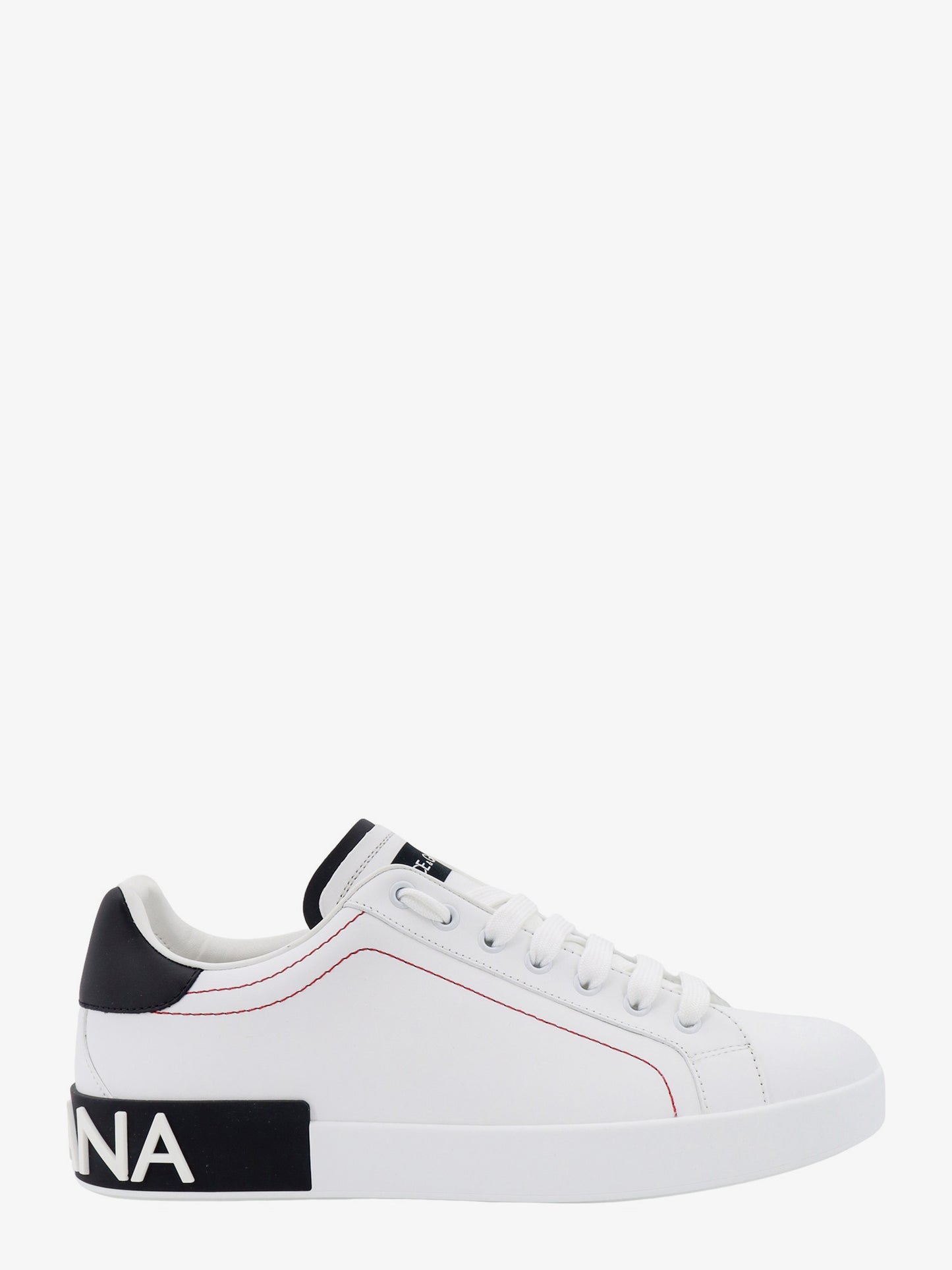 Sneakers low-top in pelle