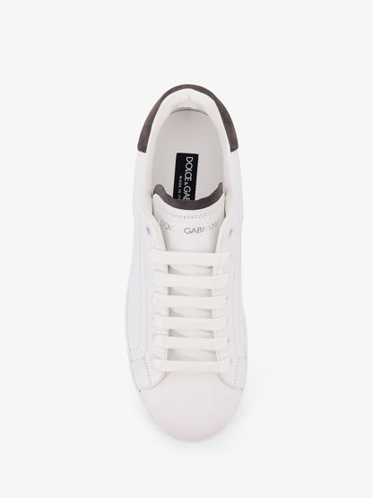Sneakers low-top in pelle thumbnail