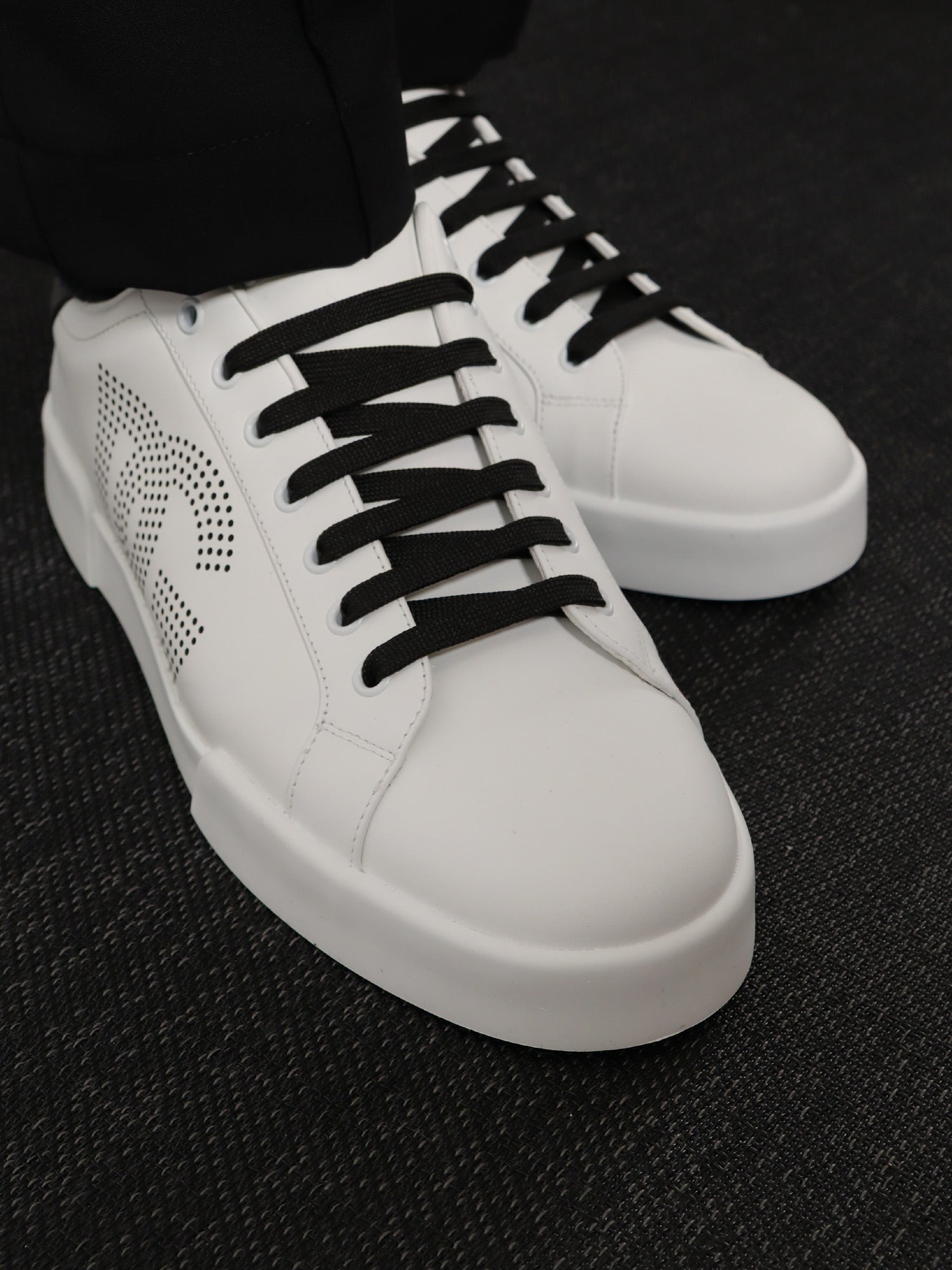 Portofino leather low-top sneakers - Main Image