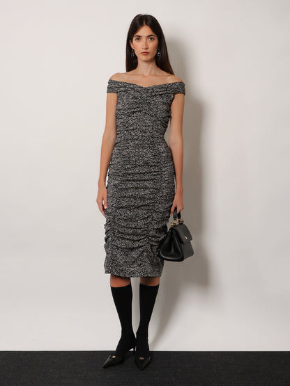 Silk midi dress thumbnail