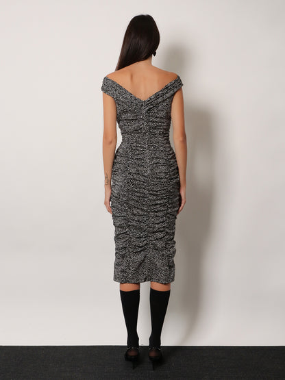 Silk midi dress thumbnail