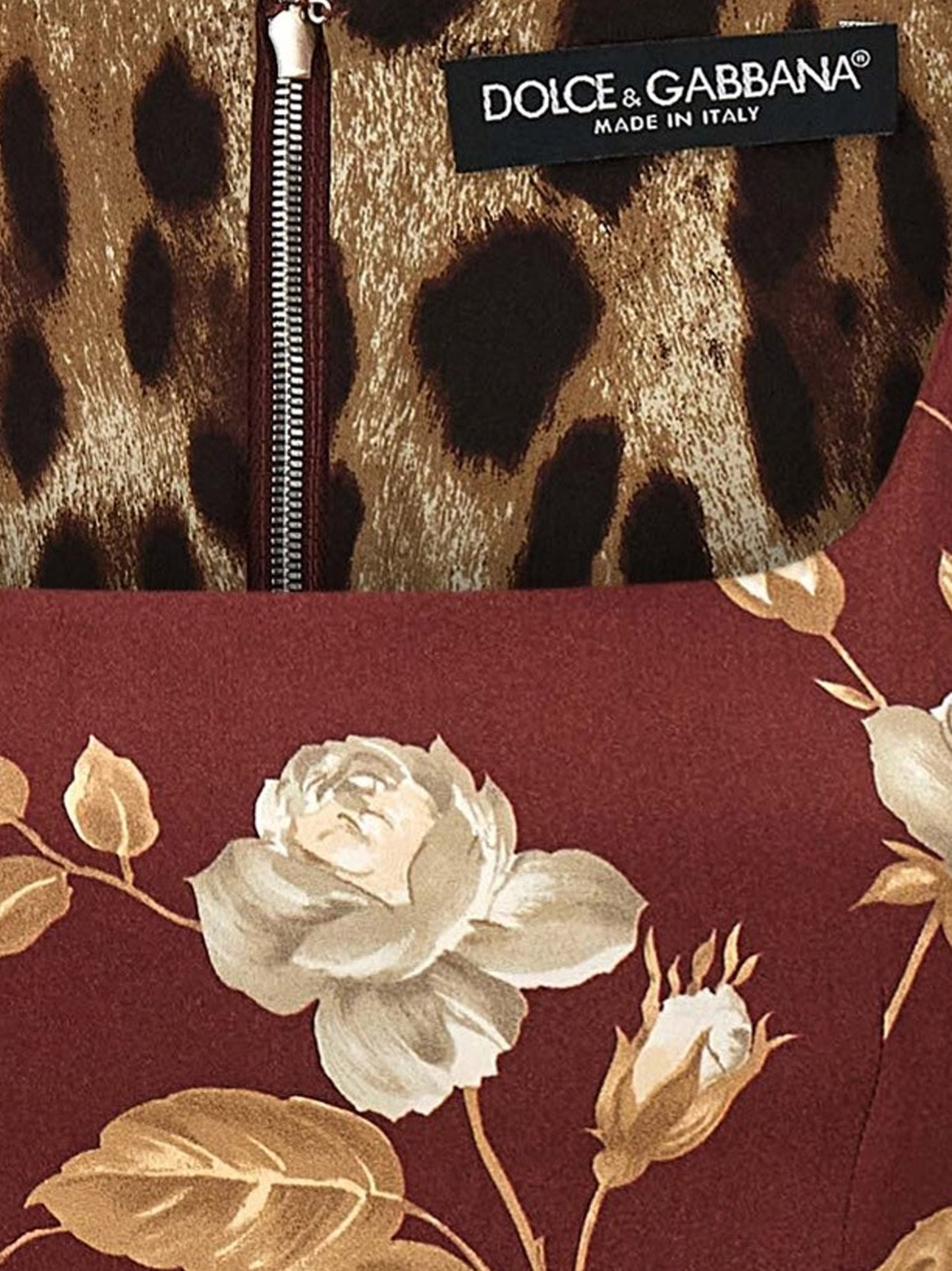 Vintage rose print satin midi pencil dress