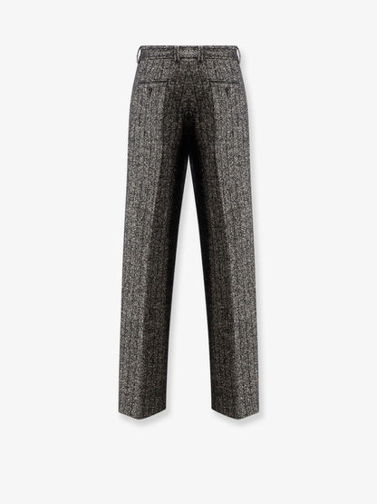 Striped wool blend trousers thumbnail