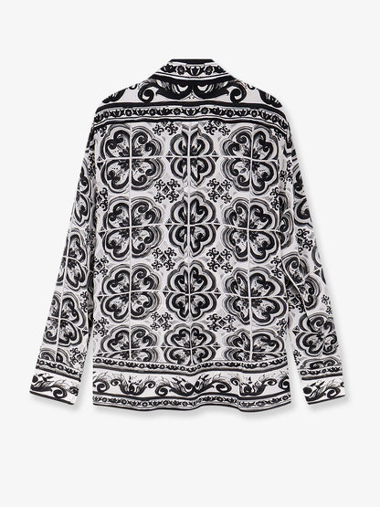 Silk shirt with Maiolica print thumbnail