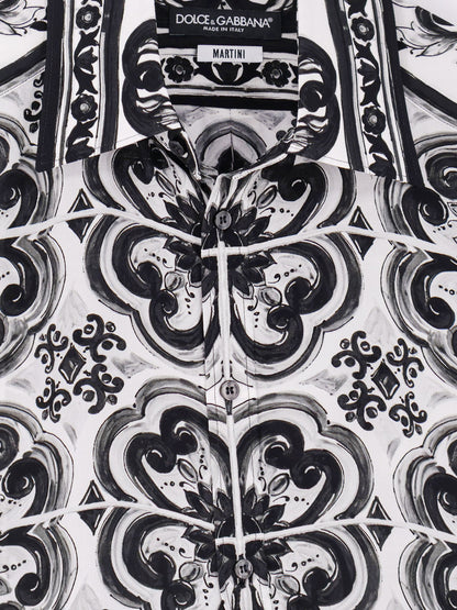 Silk shirt with Maiolica print thumbnail