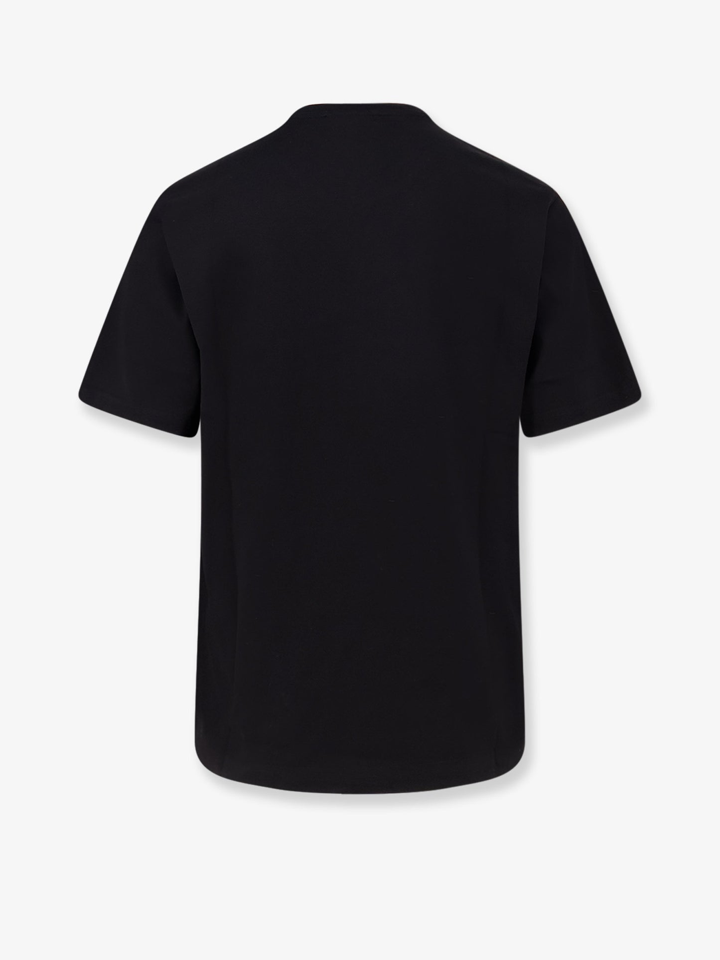 Cotton T-shirt with embossed logo embroidery