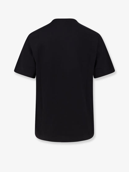 Cotton T-shirt with embossed logo embroidery thumbnail