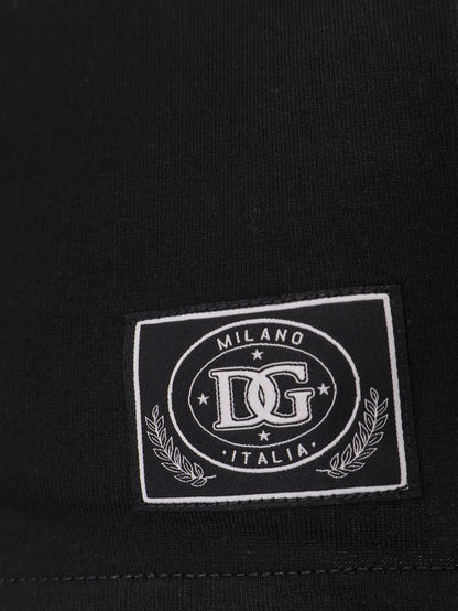 Cotton T-shirt with embossed logo embroidery thumbnail