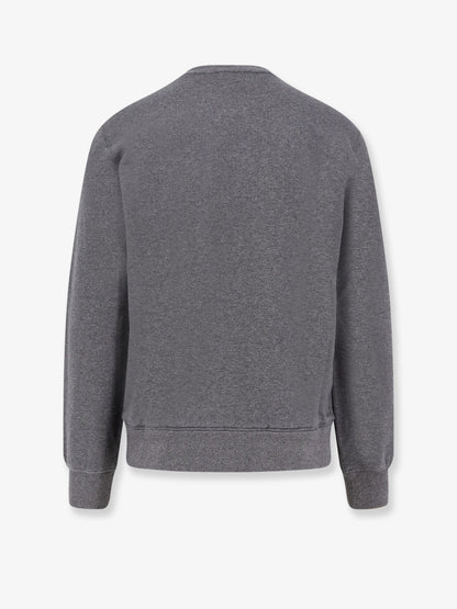 Cotton sweatshirt with logo patch thumbnail