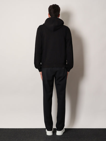 Cotton sweatshirt with logo patch thumbnail