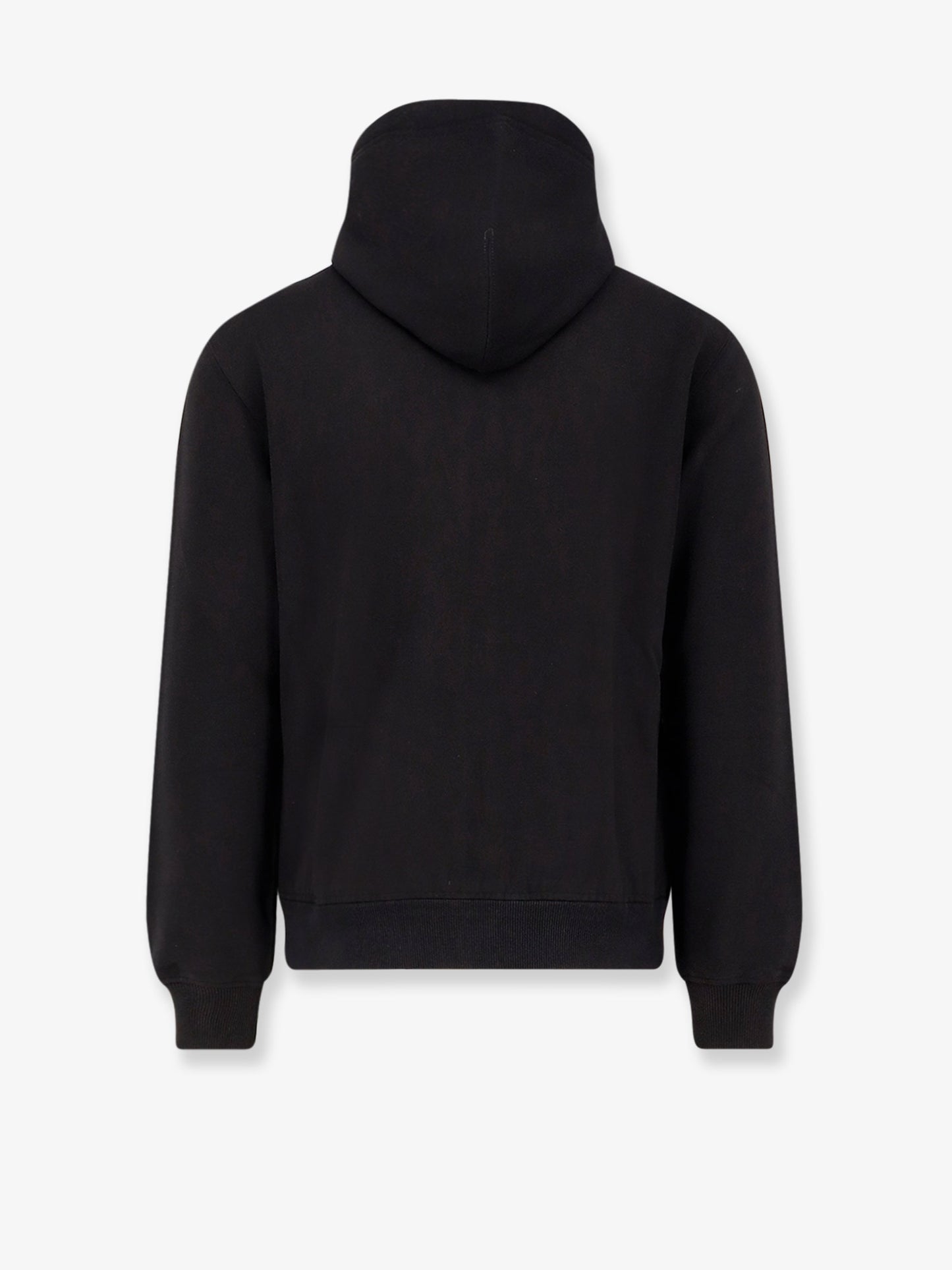 Cotton sweatshirt with logo patch