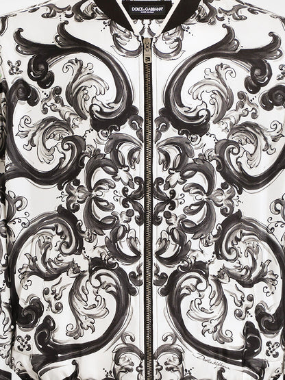 Silk jacket with Maiolica print thumbnail