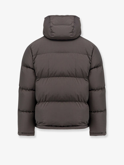 Nylon hooded down jacket thumbnail