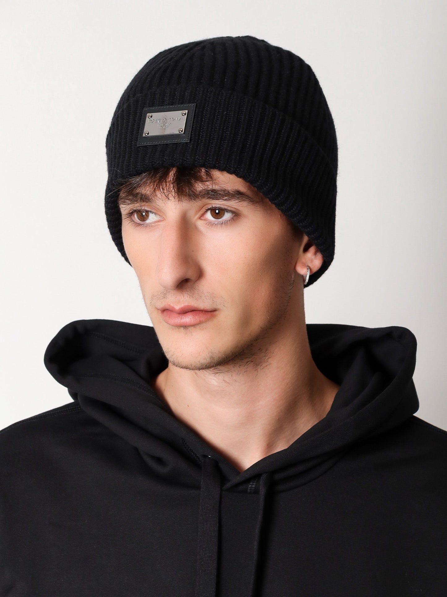 Wool and cashmere hat