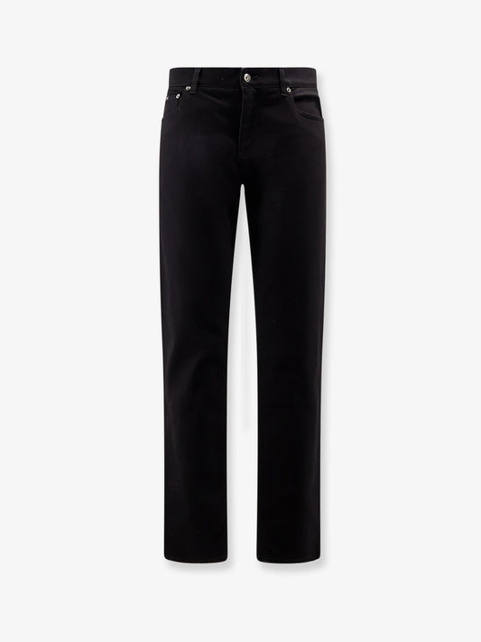 Black denim trousers
