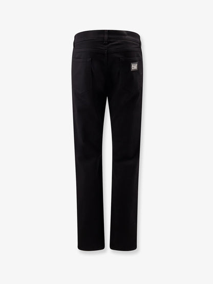 Black denim trousers thumbnail