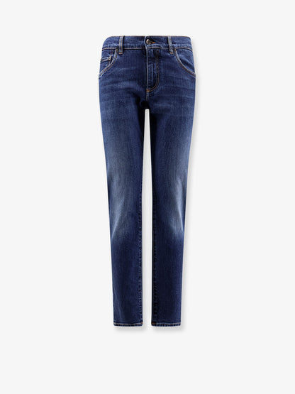Slim-fit blue denim jeans thumbnail