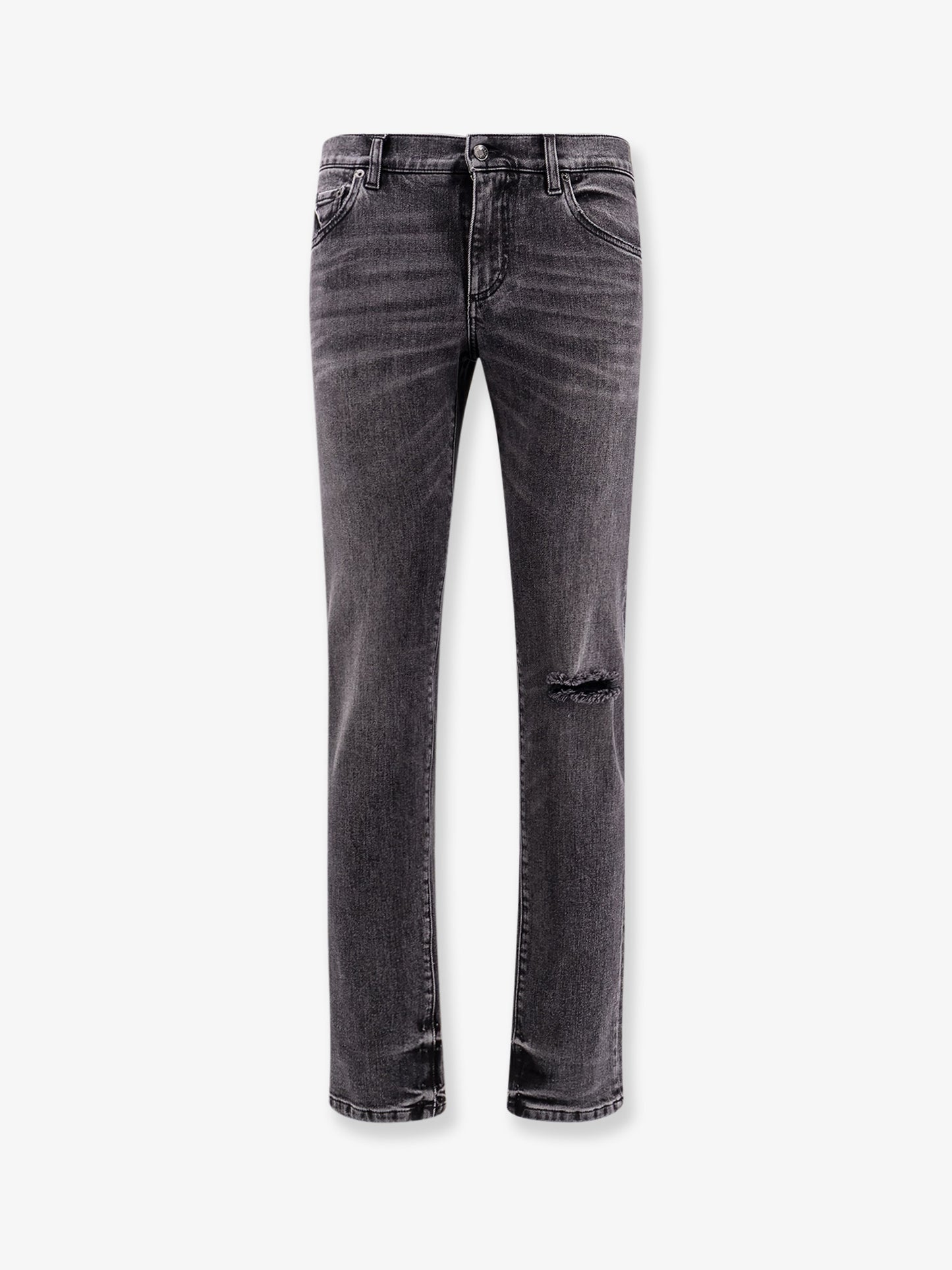 Skinny grey denim jeans