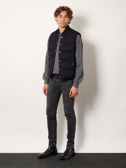 Skinny grey denim jeans thumbnail