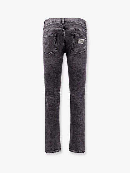 Skinny grey denim jeans thumbnail