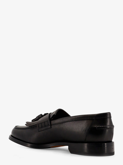 Leather loafers with tassels thumbnail