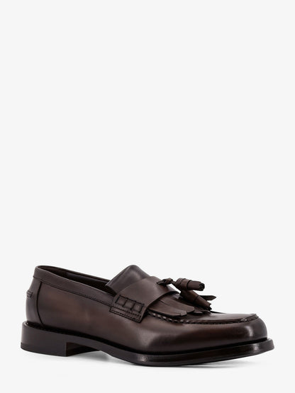 Leather loafers with tassels thumbnail