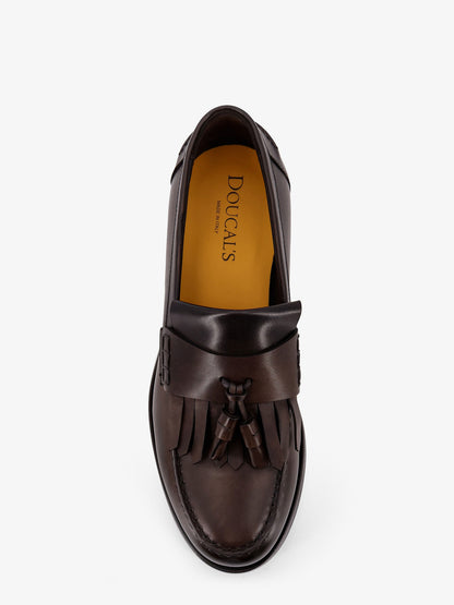 Leather loafers with tassels thumbnail
