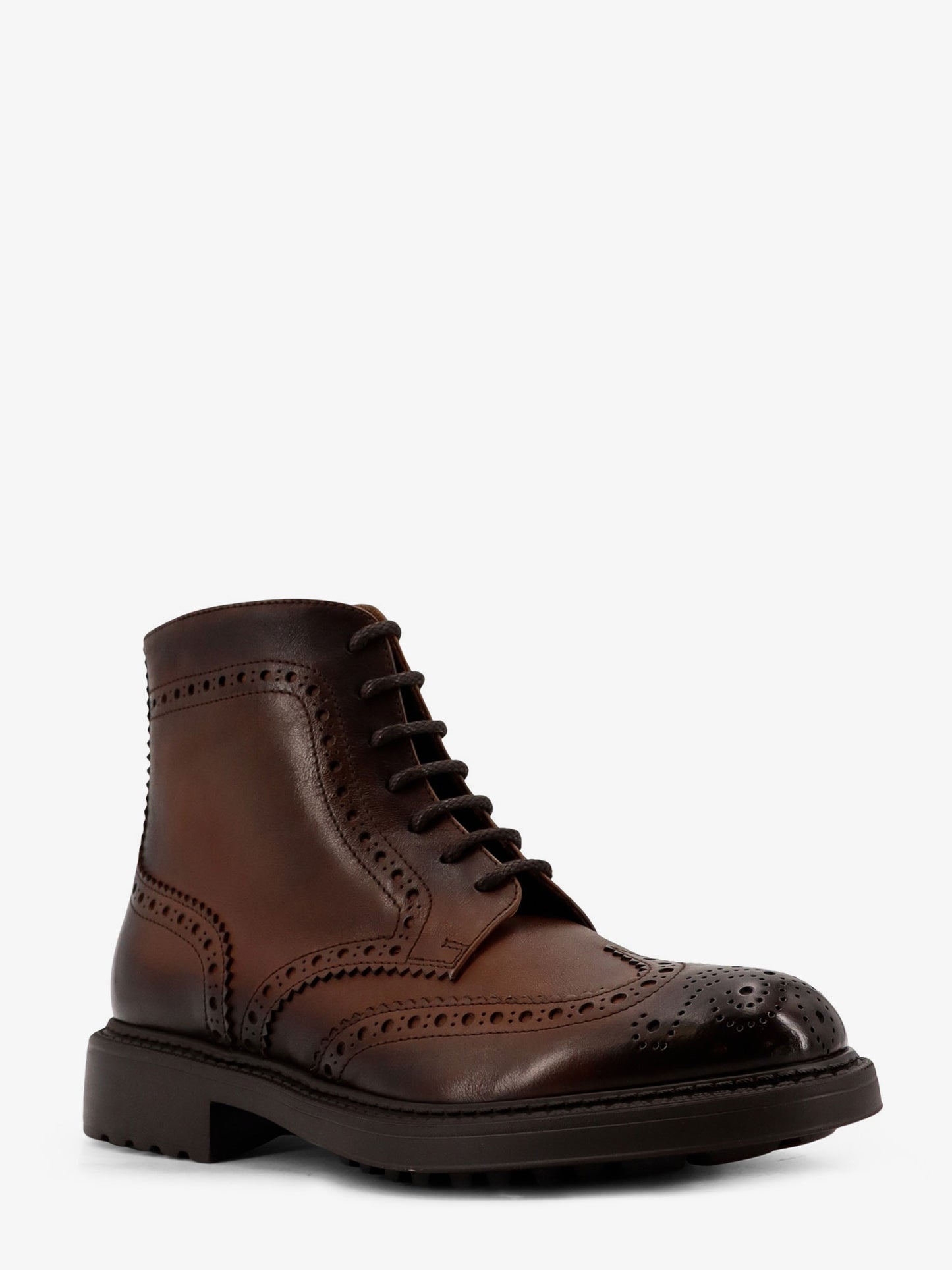 Triumph leather ankle boots