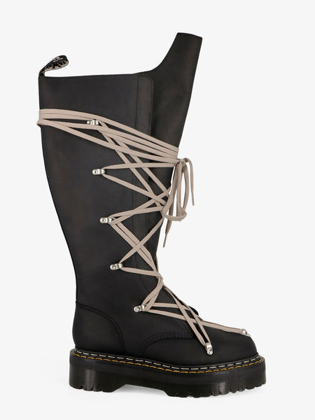 UK5 新品正規品 Rick Owens × Dr.Martens BOOT NEW RICK OWENS x Dr. Martens 1460 Jumbo lace Quad Sole Leather