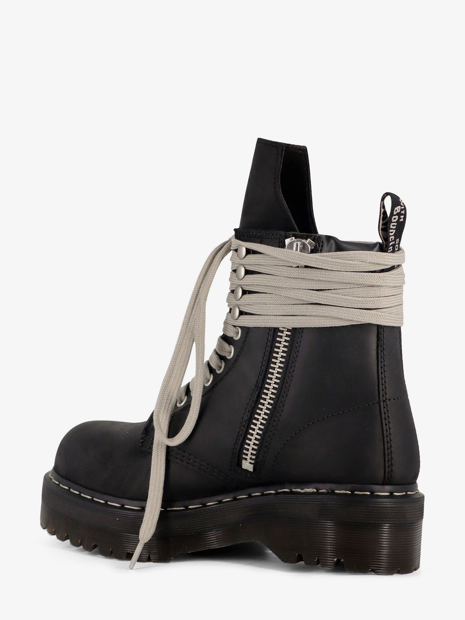 靴 RickOwens Dr.Martens Quad Sole Steel Toe Rick Owens Dr.Martens Quad Sole Steel Toe Boot Black