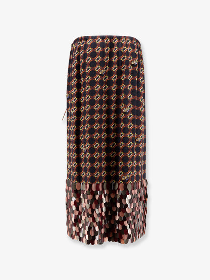 Silk skirt with sequins thumbnail