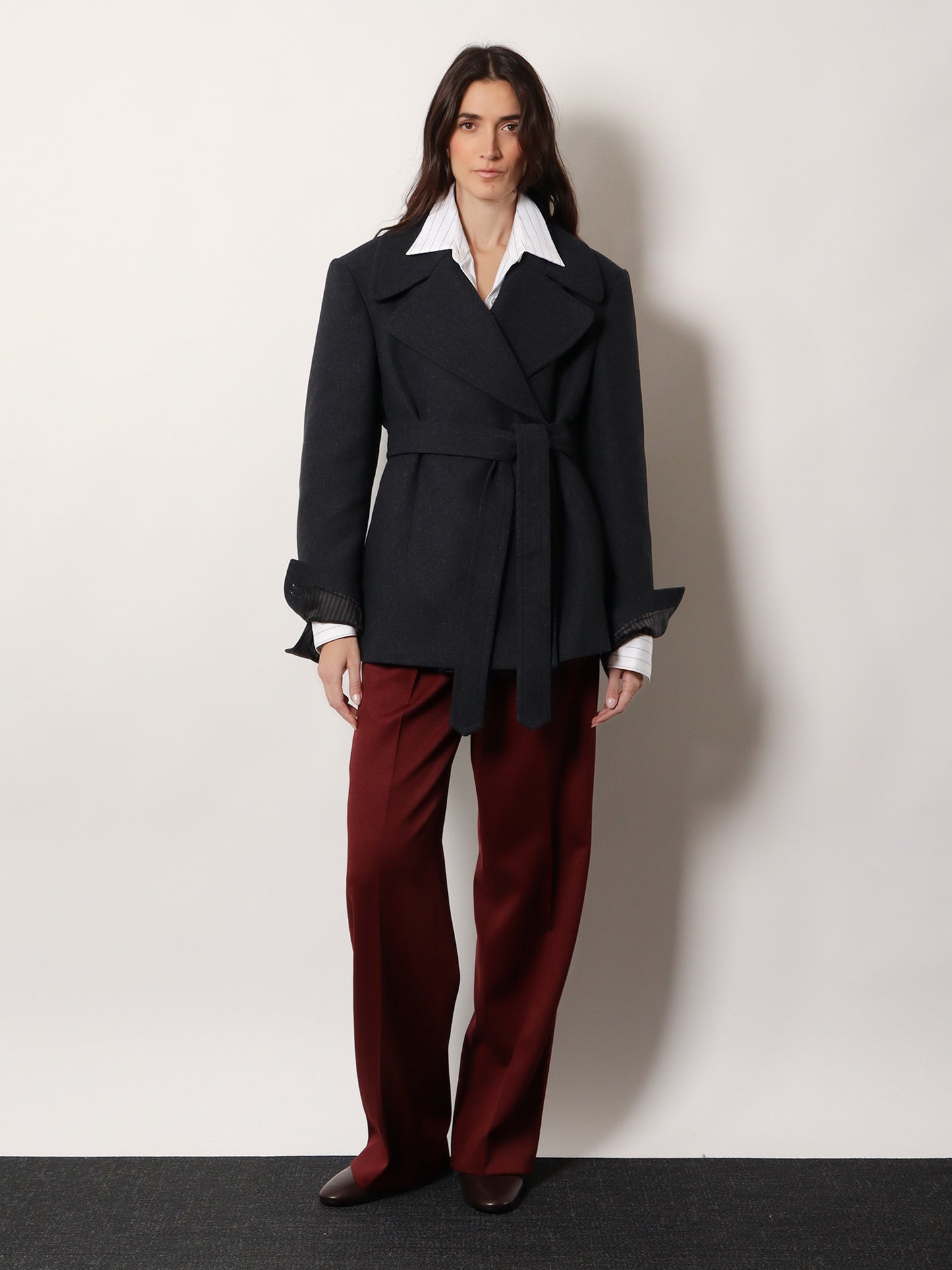 Portias wool trousers