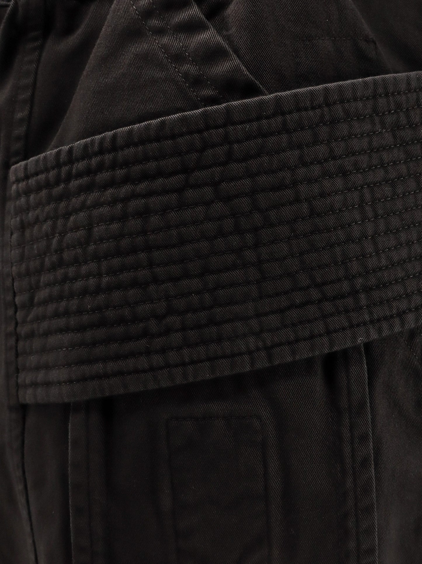 Creatch Wide Cargo Drawstring cotton trousers