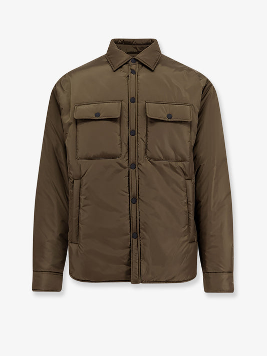 Padded nylon shirt/jacket