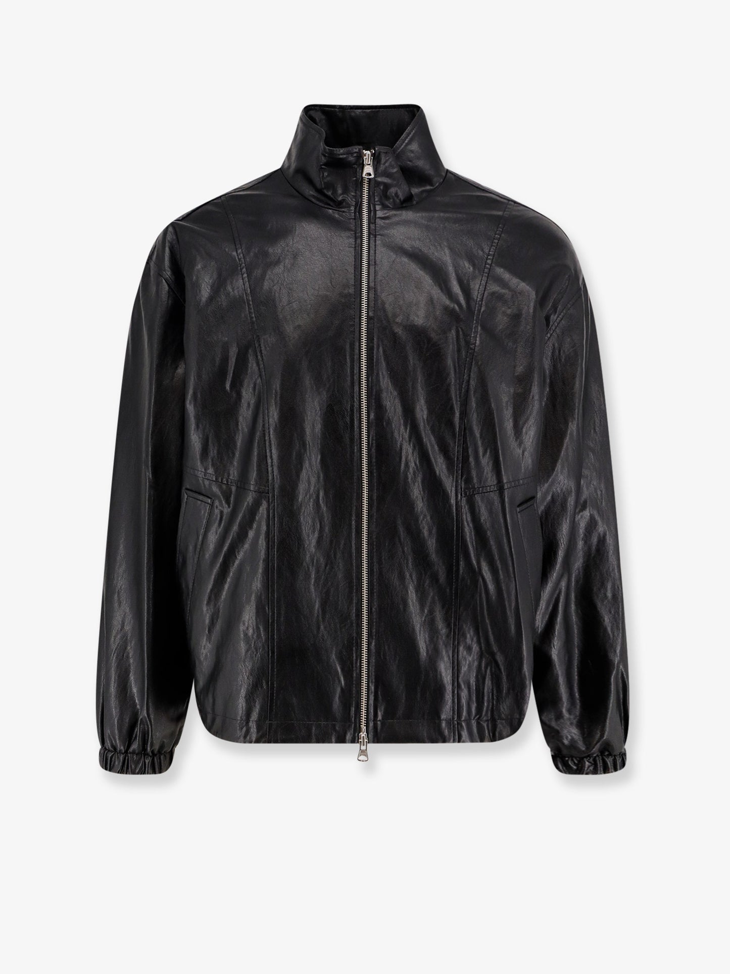 Unisex vegan leather jacket