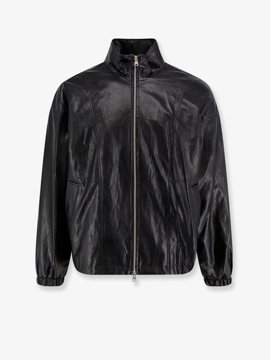 Unisex vegan leather jacket