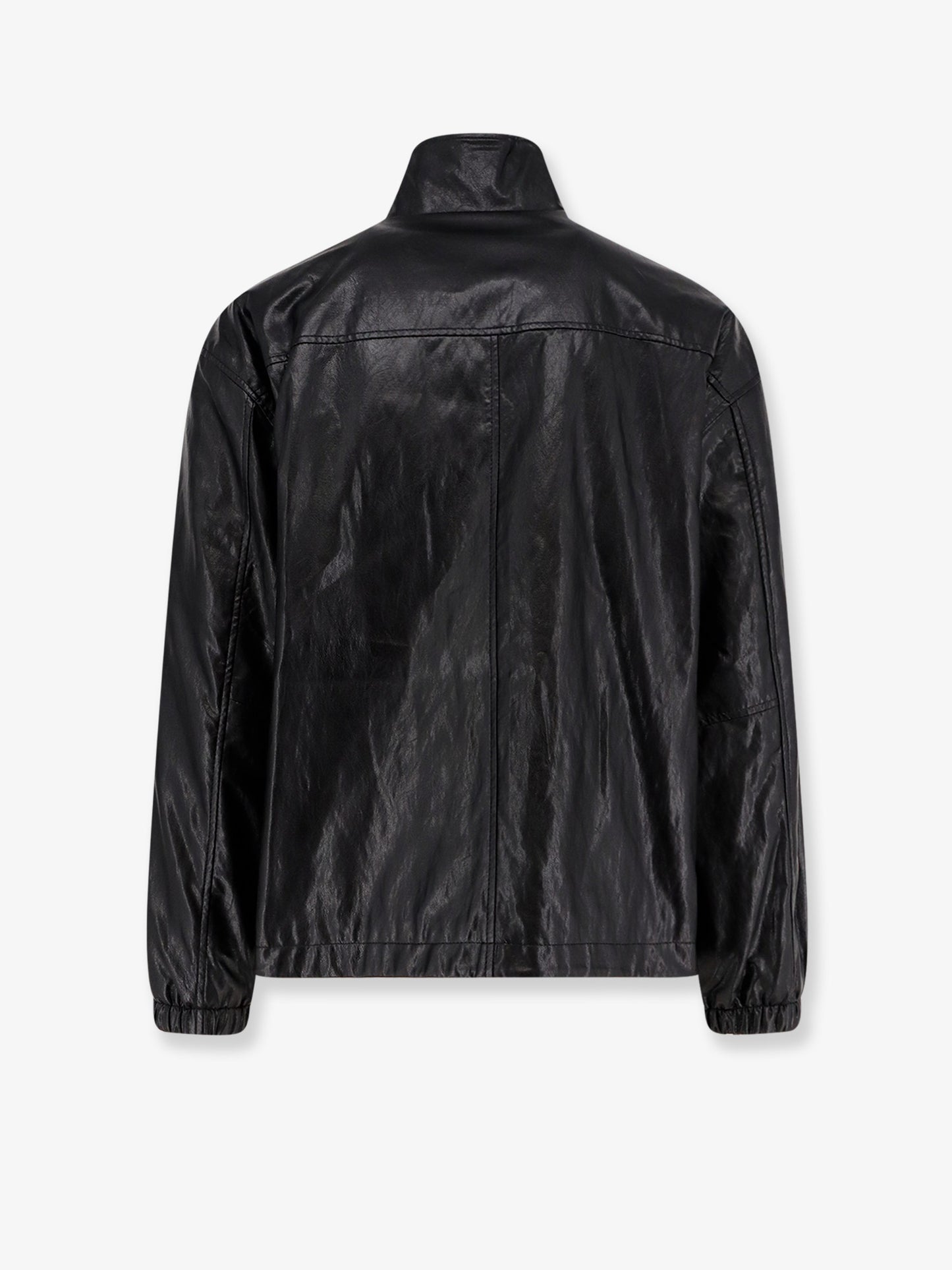 Unisex vegan leather jacket