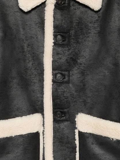 Unisex reversible eco-shearling jacket thumbnail